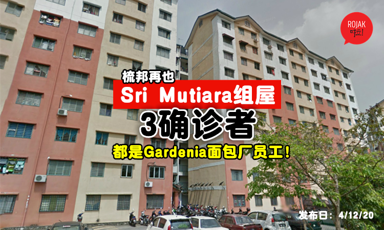 Subang Jaya Sri Mutiara组屋出现3宗冠病 确诊者全是gardenia面包厂的员工
