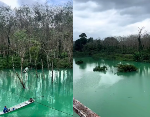 Kuala-Hau-Temangan-river-water-green-yellow