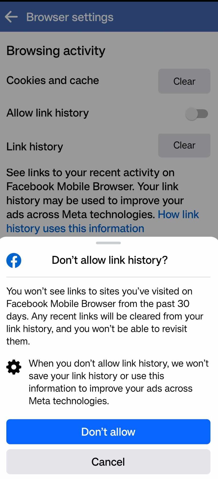 Facebook-Instagram-turn-off-link-history