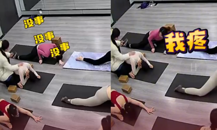 yoga-teacher-student-leg-bone-broke