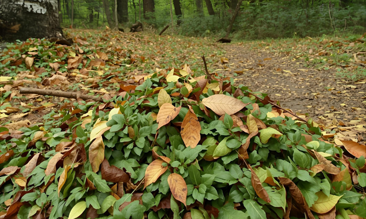 jungle-lots-of-leaves-King-cobra-nest-