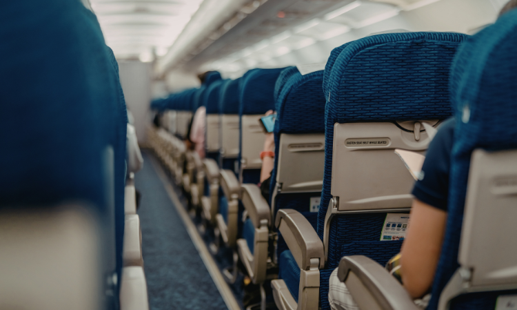 airplane-seats-blue-colour-reasons