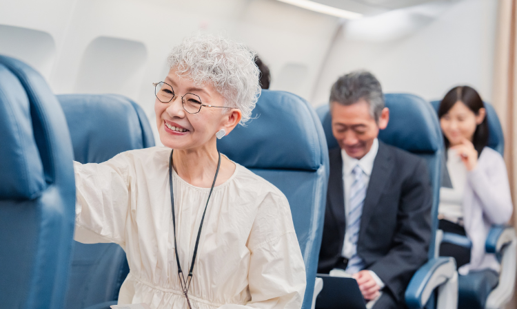 airplane-seats-blue-colour-reasons