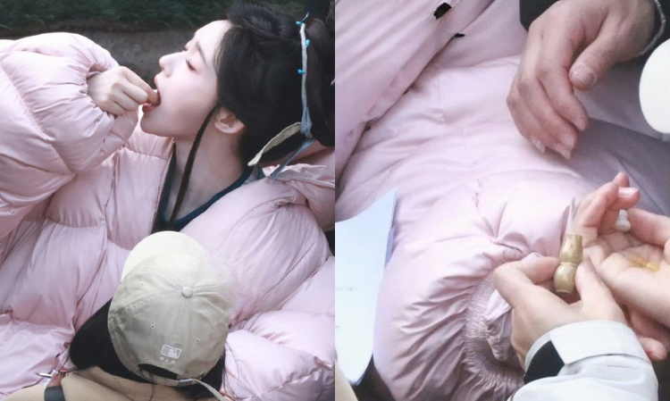 China-actress-takes-heart-medicine-late-night-filming