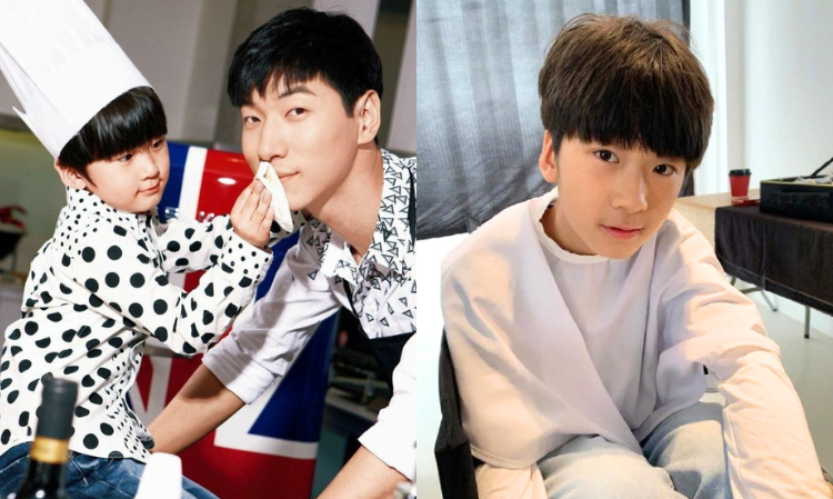father-zhangliang-son-tiantian-photos-