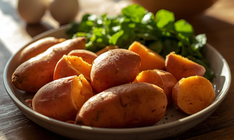 breakfast-tea-egg-sweet-potato