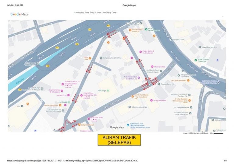 DBKL-these-two-roads-traffic-changes-trial-run