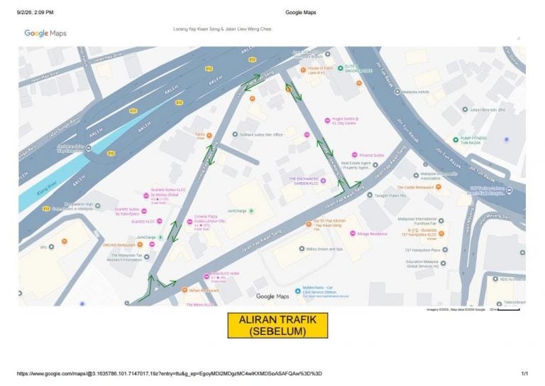 DBKL-these-two-roads-traffic-changes-trial-run