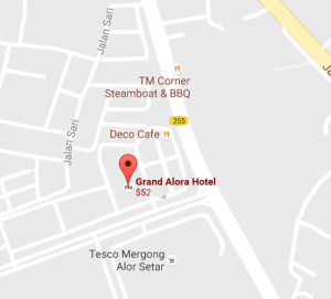 Google Map Alor Setar 300x271 