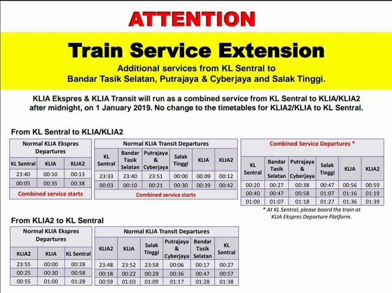 ~ MamakTalk ~: 今晚不怕没车回！KLIA Transit和KLIA Ekspres延时到『凌晨1点』，让你尽情看烟花秀！🎉